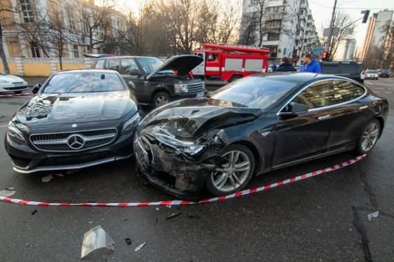 У центрі Києва сталась аварія