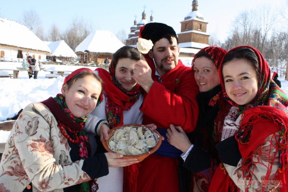 Украинцы чествовали Колодия в начале весны