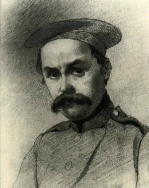Тарас Шевченко намалював свій автопортрет під час військової служби