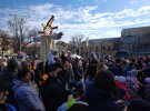 10 марта на Театральной площади Полтавы праздновали Масленницу