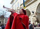 Во Львове отметили 154-ю годовщину со дня первого публичного исполнения Гимна Украины
