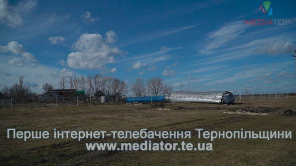 Ураган на Тернопольщине повалил две водонапорные башни стоимостью почти 5 млн грн