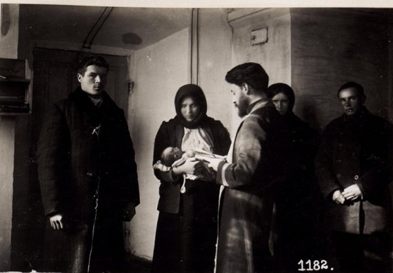 Таїнство хрещення, 1916 р, м. Володимир-Волинський
