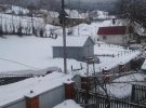 На Закарпатье выпал снег