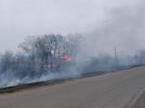 В Степанівці палили траву - знищили приватну власність