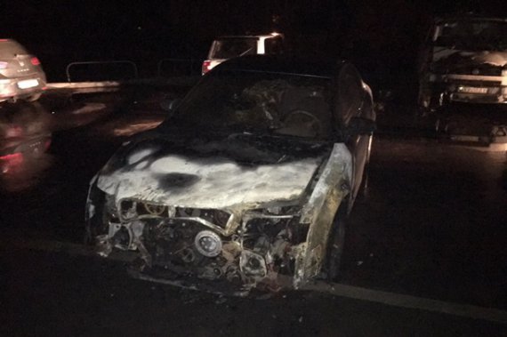 В ночь на 19 марта в трех районах Харькова сгорело 7 автомобилей