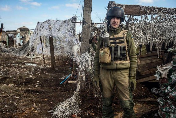 Фотографии защитников Украины, базирующихся недалеко от Авдеевки Донецкой области, показали в сети