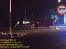 Під Києвом сталася аварія за участю крана і двох мікроавтобусів
