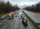 Под Киевом на Бориспольской трассе произошло масштабное ДТП с участием 9 автомобилей