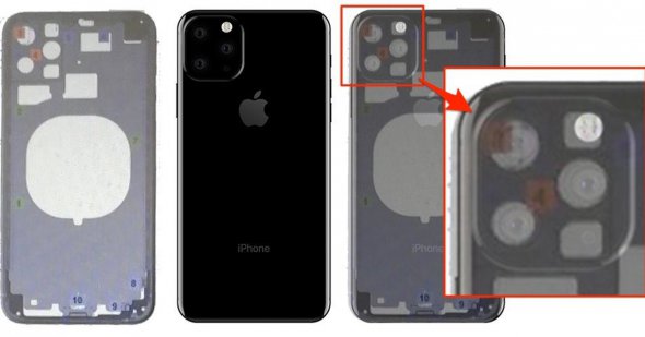 Контури неназваного апарату схожі з уже випущеним iPhone XS