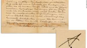 Продали письмо Альберта Эйнштейна