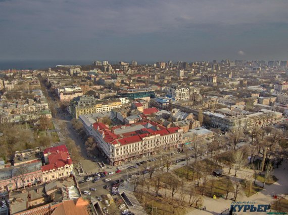 Весеннюю Одессу сфотографировали с квадрокоптера