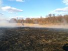 На Полтавщині ліквідовують пожежі на відкритих територіях