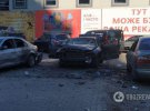 Взрыв авто в Голосеевском районе Киева зафиксировали камеры наблюдения