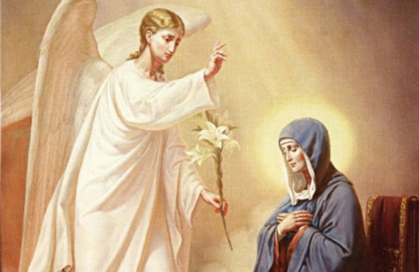 Архангел Гавриил был послан Богом в город Назарет к Пресвятой Деве Марии и сообщил, что Господь избрал ее быть Матерью Божьей, говорится в Библии
