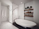 З мармуром ванна стане не просто кімнатою для проведення гігієнічних процедур, а справжнім SPA, де можна розслабитися й відпочити.