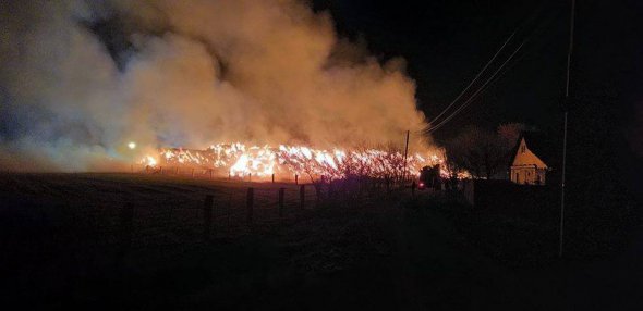 Пожежа на підприємстві Світанок сталася 9 квітня ввечері