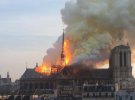 Во Франции загорелся собор Парижской Богоматери