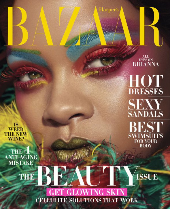 Рианна снялась в необычной фотосессии для глянца Harper's Bazaar 