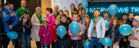 Асоціація CHILD.UA на чолі з Євгенією Тимошенко напередодні Великодніх свят запросила дітей з аутизмом на "тихий" кіносеанс