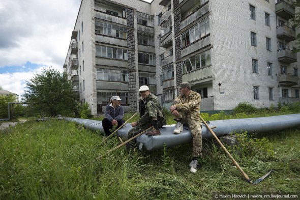 Чернобыль сегодня. Здесь живут и работают люди. Фото: maxim-nm.livejournal.com