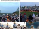 Украинцы в своих социальных сетях поделились фотографиями, которые сделали во время богослужения и пасхальных обрядов