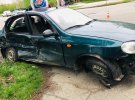 В Полтаве столкнулись полицейский Toyota Prius и легковушка Daewoo Lanos