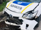 У Полтаві зіткнулися поліцейський Toyota Prius та легковик Daewoo Lanos