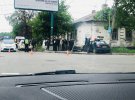 У Полтаві зіткнулися поліцейський Toyota Prius та легковик Daewoo Lanos 