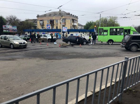 В Краматорске произошла смертельная авария, погиб военный