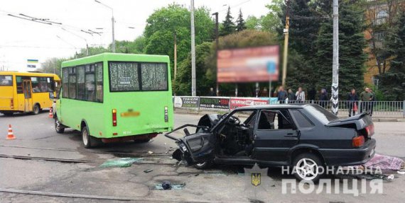 В Краматорске Донецкой области произошла смертельная авария, погиб военный