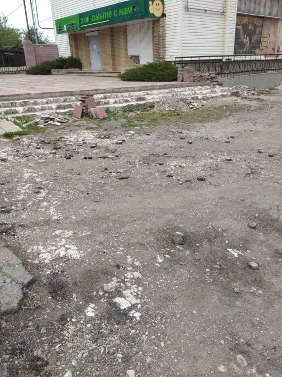 В сети было опубликовано новые фотографии города Первомайск, находящегося на оккупированной территории Луганской области