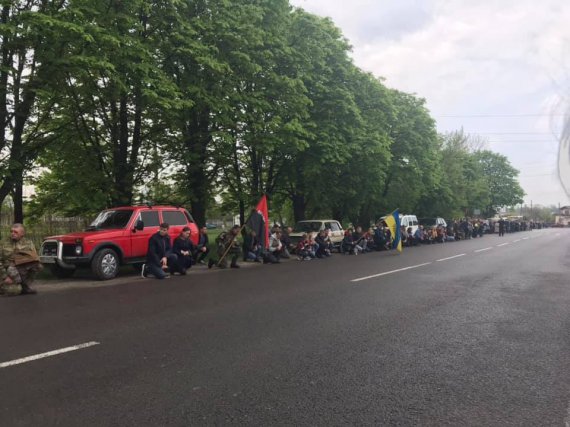 Похорони загиблого бійця Володимира Куцика у селі Стоянів на Львівщині