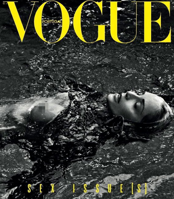 Шерон Стоун для журнала Vogue