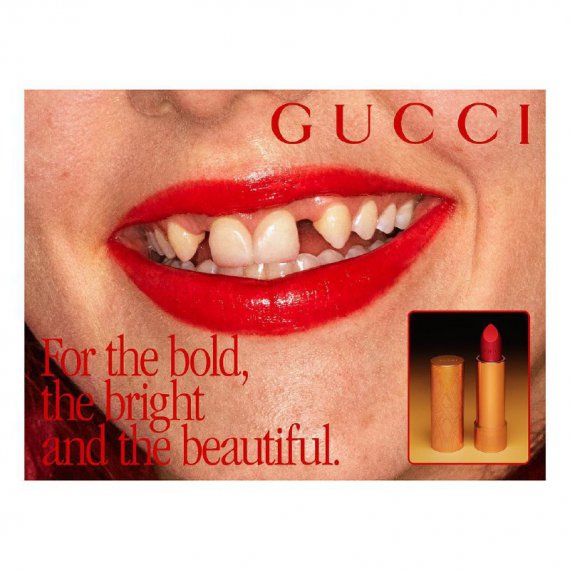 Нова реклама помад від Gucci