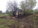 В Житомирской области тушили цистерну