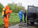 В Житомирской области тушили цистерну
