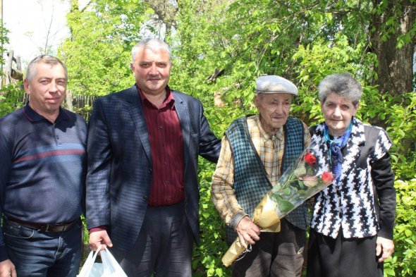 92-річний Борис Пелих учасник бойових дій під час Другої світової війни. Живе у селі Федорівка Карлівського району на Полтавщині