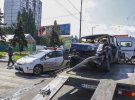 В Киеве на Окружной дороге произошла смертельная авария с участием легкового автомобиля ВАЗ 2106 и грузовика MAN