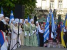 На открытии фестиваля выступали танцевальные коллективы из Львова и Одессы.