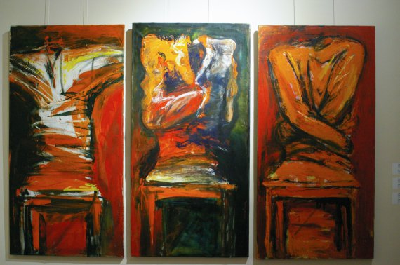 Во Львовской галерее искусств проходит выставка Николая Яковины, живописца из Ивано-Франковской области.