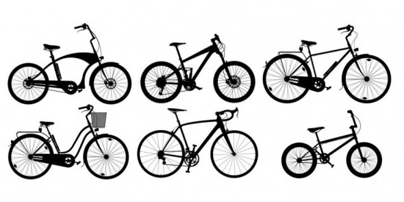 Різні типи велосипедів 