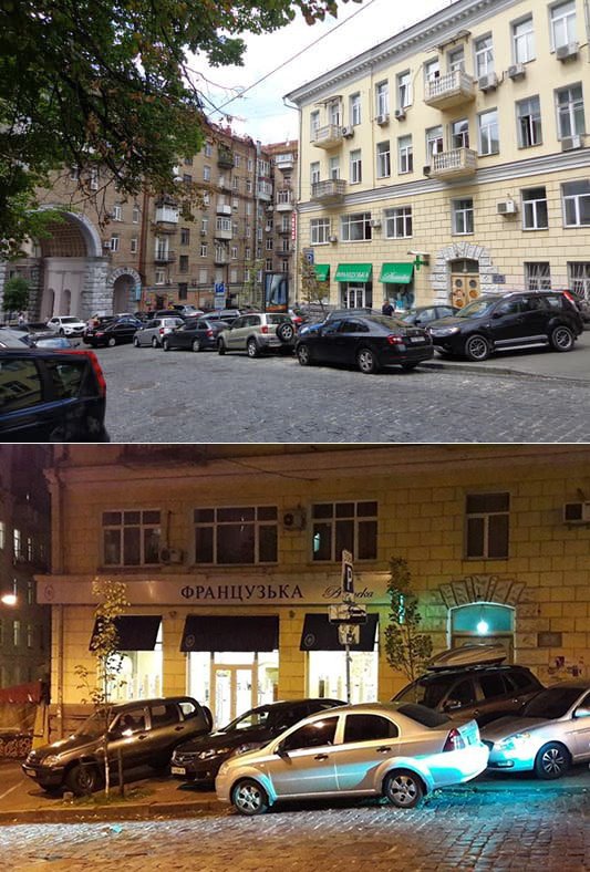 Паркинг будущего ТЦ на улице Лютеранской