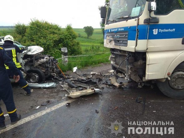 В результаті аварії загинуло 3 людини. Фото: Нацполіція