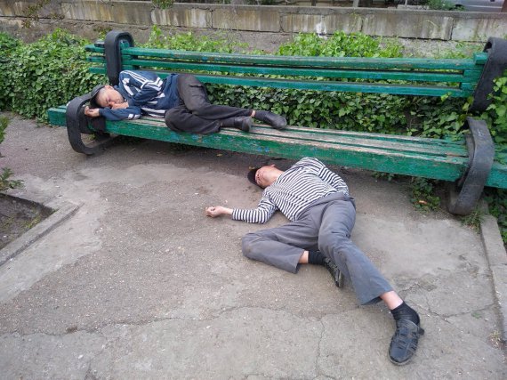 Стомлені після відвідування Воронцовського палацу