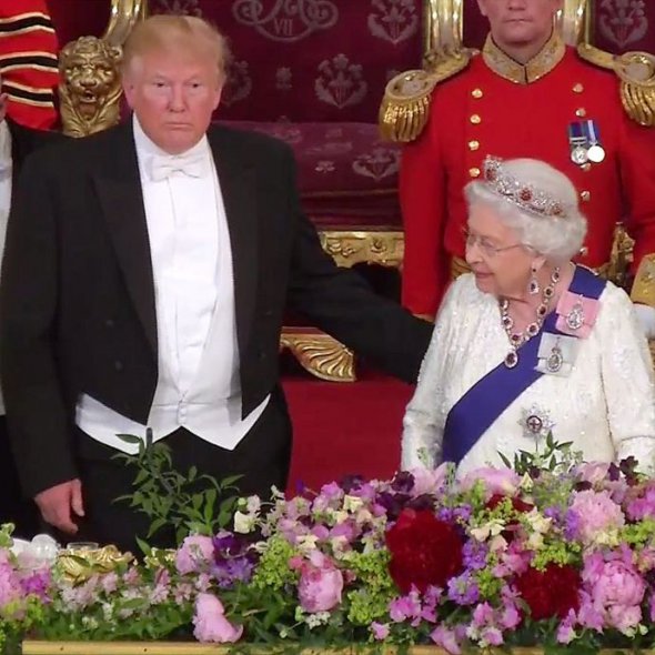 Дональд Трамп назвав королеву "прекрасною жінкою"