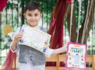 Сын Людмилы Барбир 6-летний Тарас закончил подготовительную развивающую школу