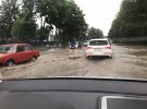 Последствия бури в Тернополе.