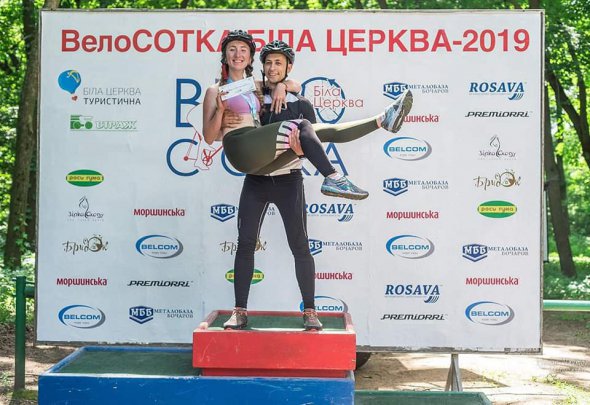 Найкреативніша пара ВелоСотки Марина Томченко і Олександр Кабула