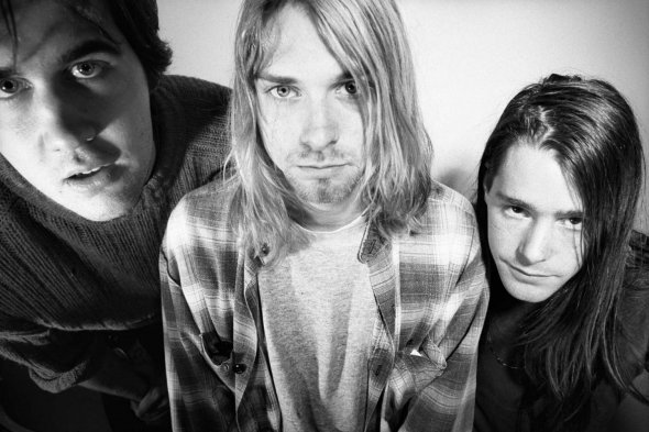 Кріс Новоселич, Курт Кобейн та Чед Ченнінг у часи запису альбому Bleach